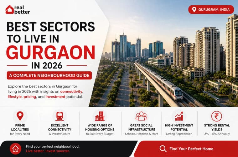 Best Sectors to Live in Gurgaon in 2026 - A Complete Neighbourhood Guide