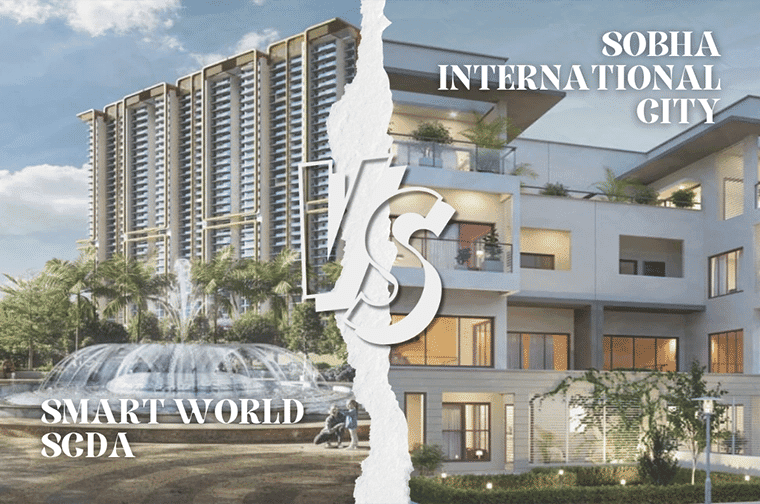 Smart World SCDA vs Sobha International City — full comparison (2025)